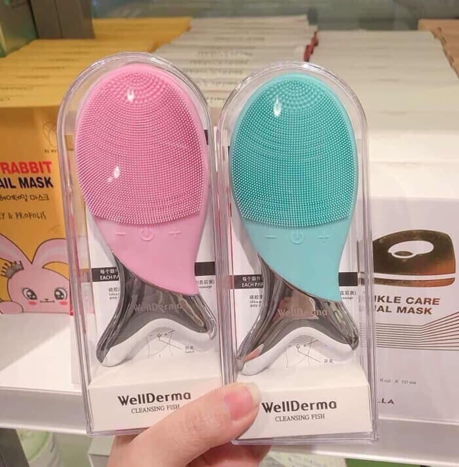 Máy Rửa Mặt WellDerma Cleansing Fish - MÁY RỬA MẶT CÁ HÀN QUỐC