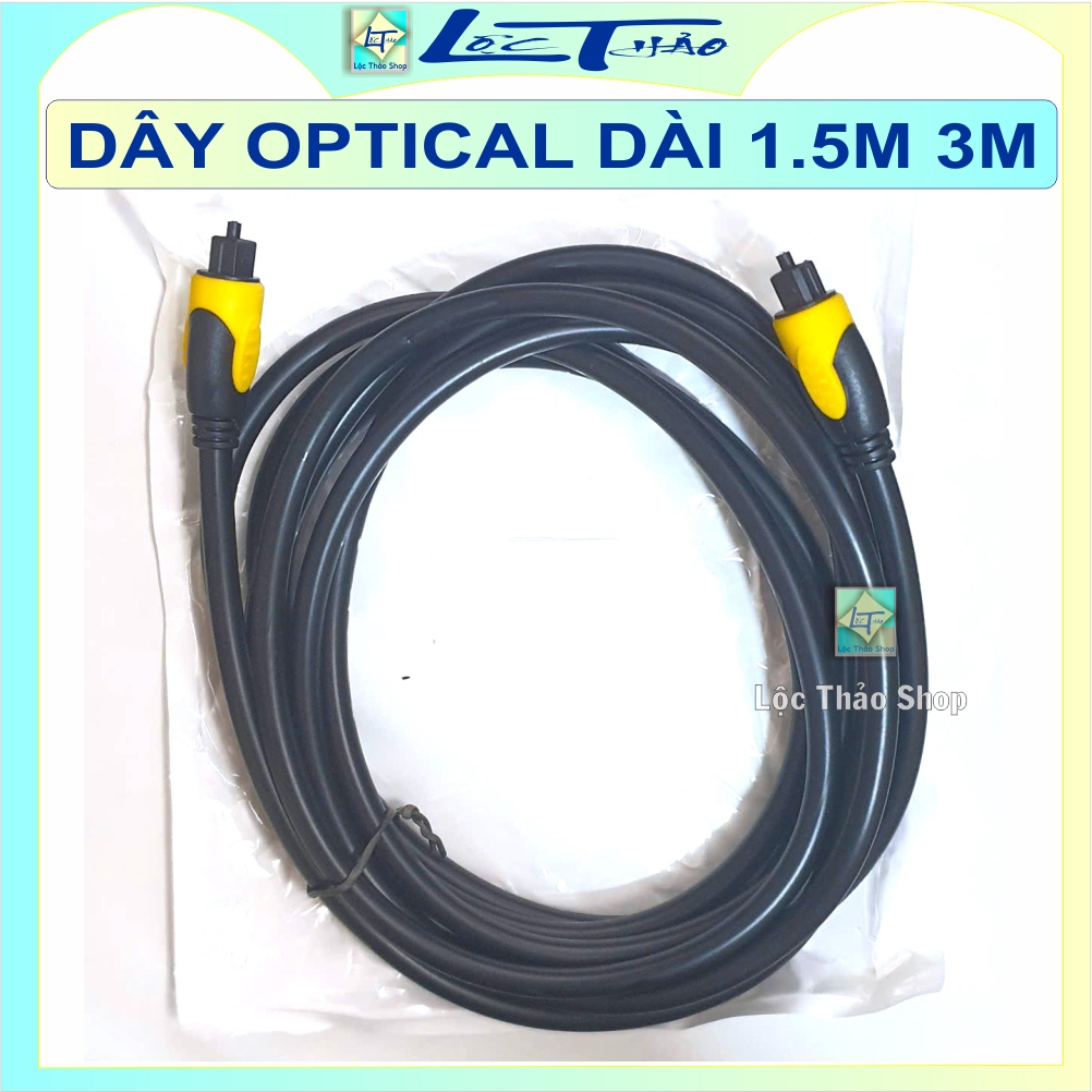 [HCM]Cáp âm thanh quang Optical dài 1M 1.5M 3M cao cấp (dây optical)