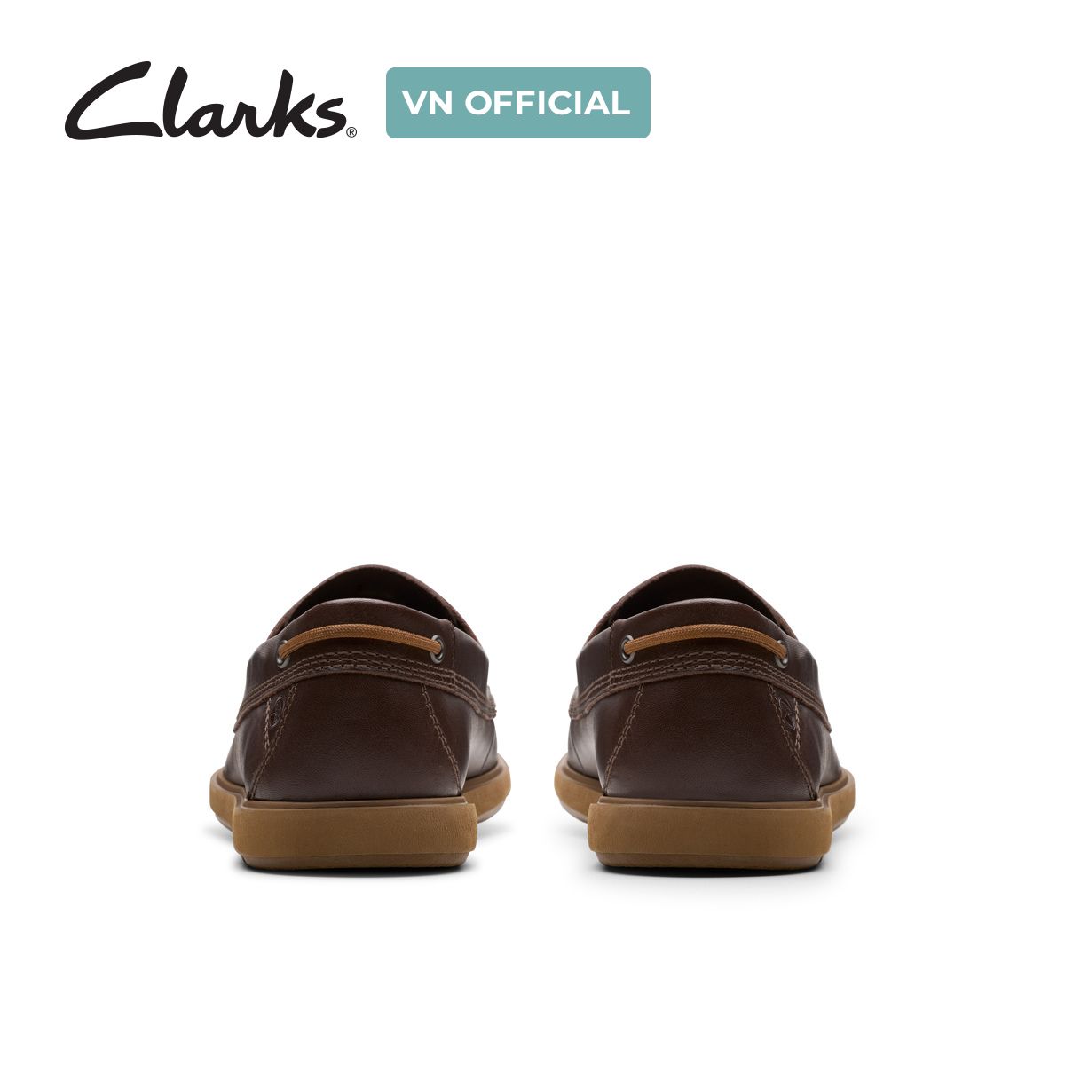 Giày Lười Da Nam Clarks - Bratton Boat