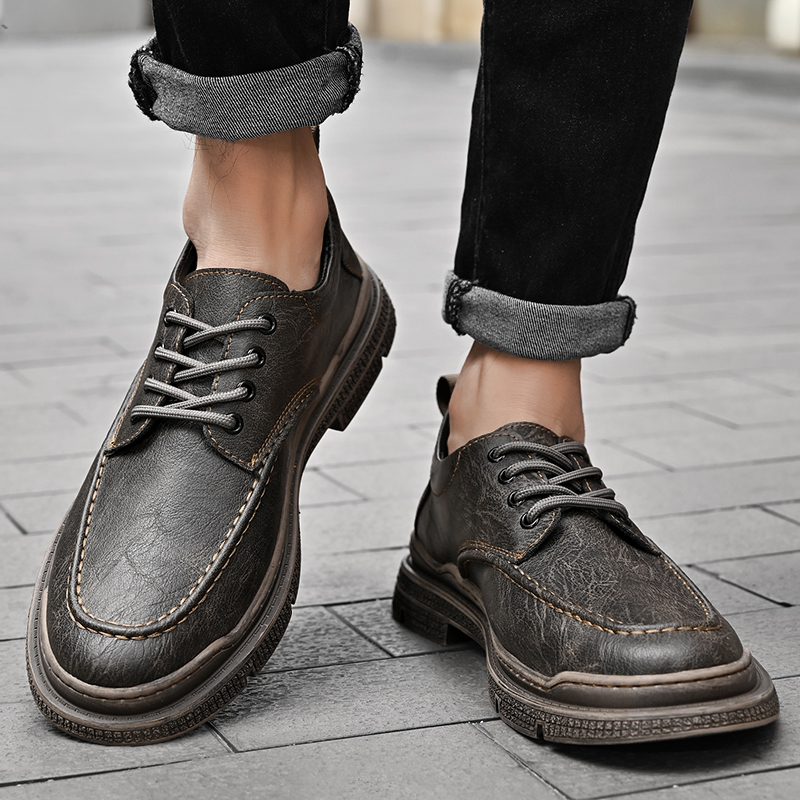 Giày Tây Da Lộn Nam Clarks_ - Durston Lace
