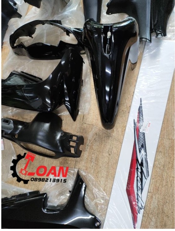 DÀN ÁO SUZUKI SMASH 110 MÀU ĐEN HÀNG ZIN