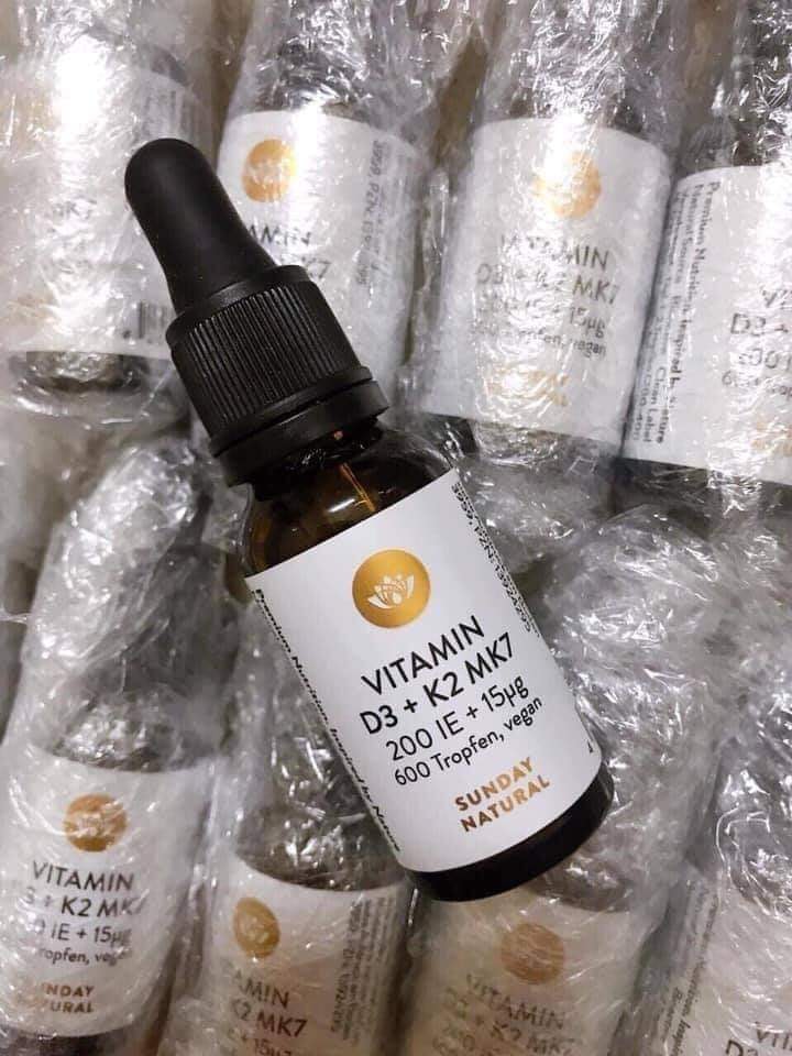 Vitamin D3 K2 MK7 Sunday Natural Đức 20ml