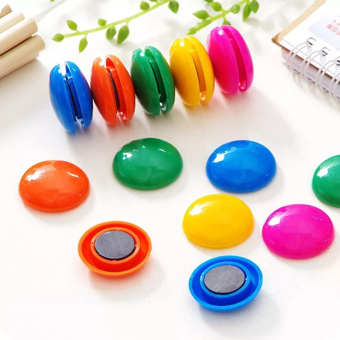 Combo 10 viên tròn dán tủ lạnh - Nam châm tủ lạnh
