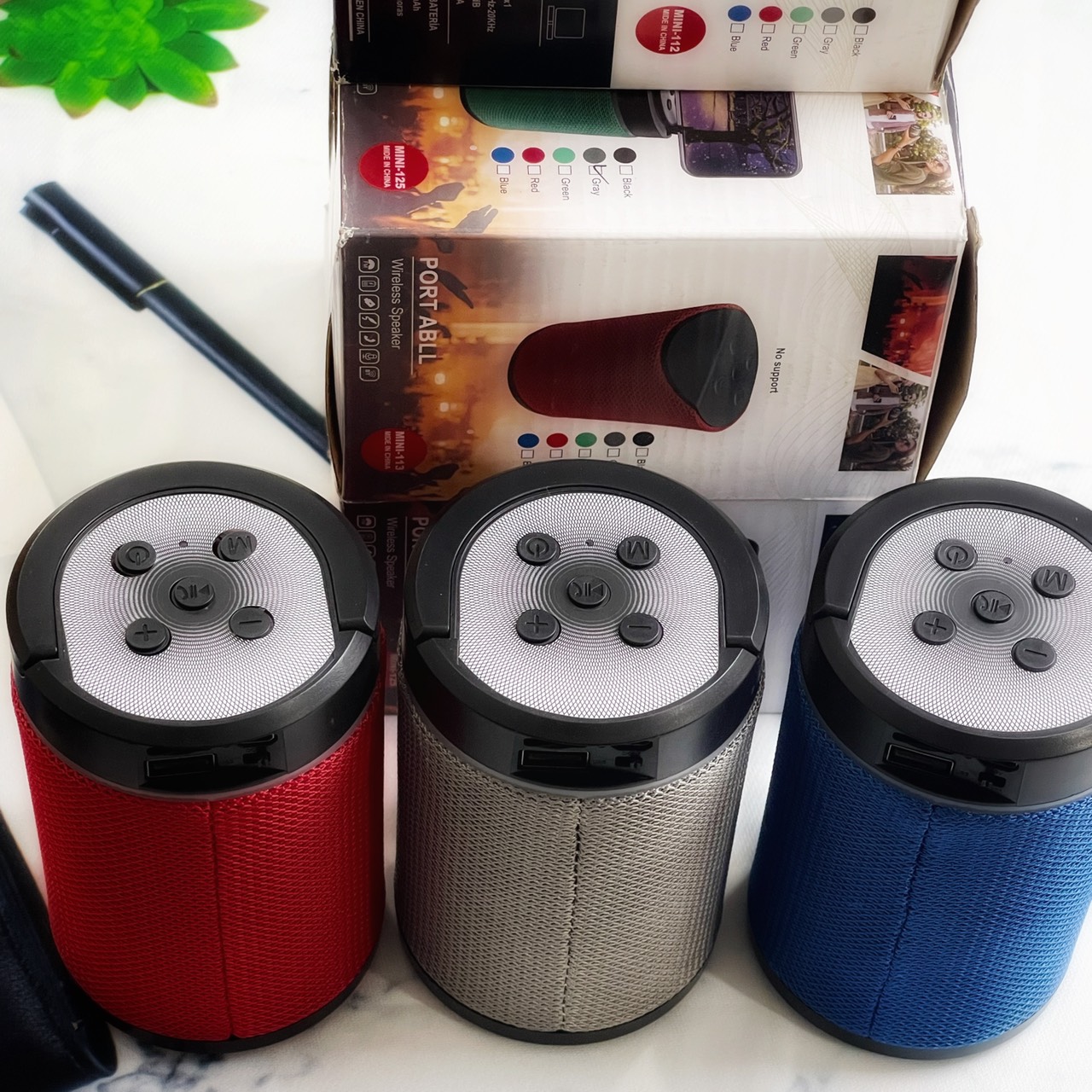 Loa Bluetooth MiNi 125 - Kết nối: USB-C sạc, Bluetooth v5.0 [BẢO HÀNH 12 THÁNG]