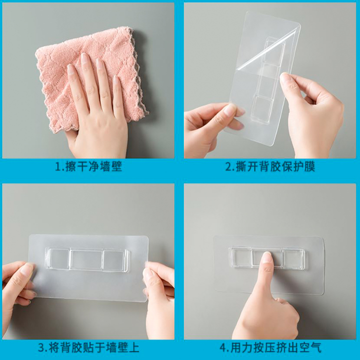 Ống đũa dán tường 2 ngăn thông minh hình đám mây