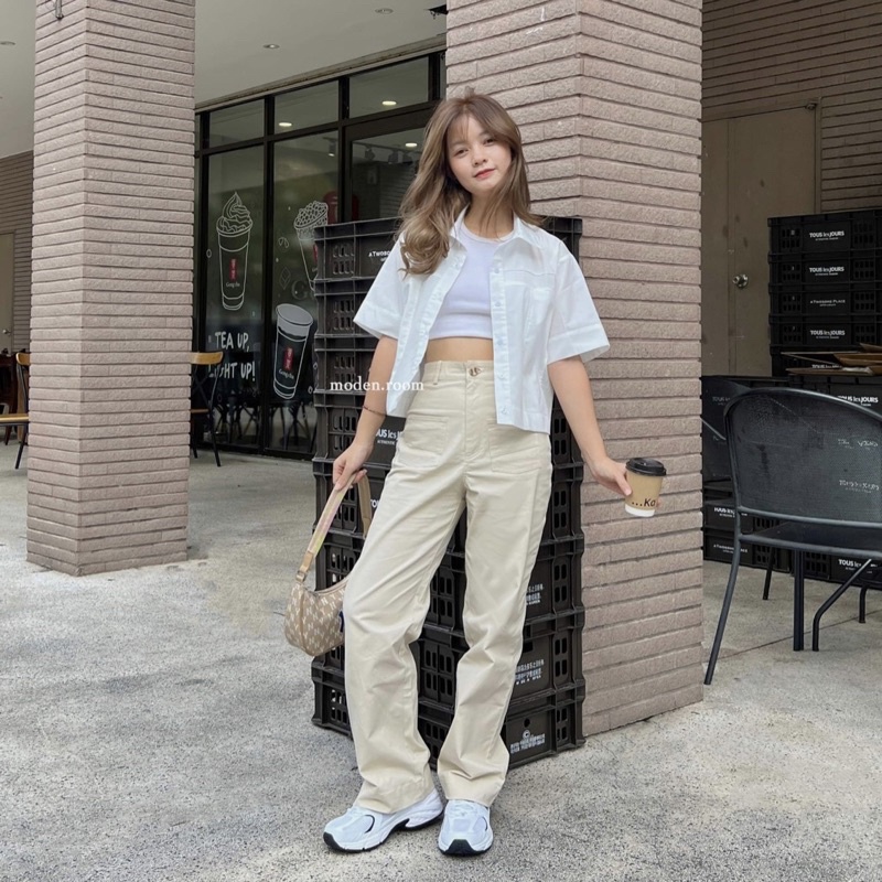 quần kaki Boo-pants ( chất mỏng - co giãn)
