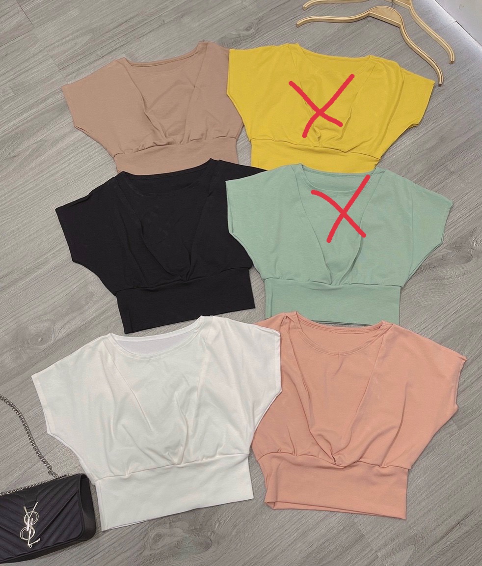 Áo tanktop cánh dơi croptop mẫu mới phối đồ cực sang pc