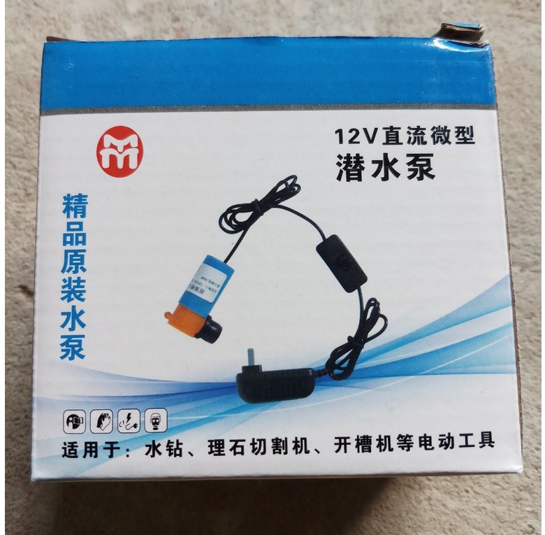 Bơm mini, bơm máy cắt gạch, máy cắt tường 5 rãnh