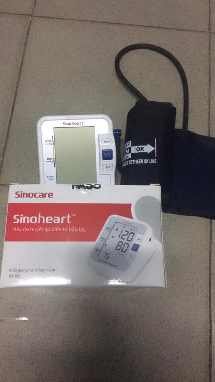 Máy đo huyết áp Sinocare Sinoheart BA-801 Công nghệ Đức