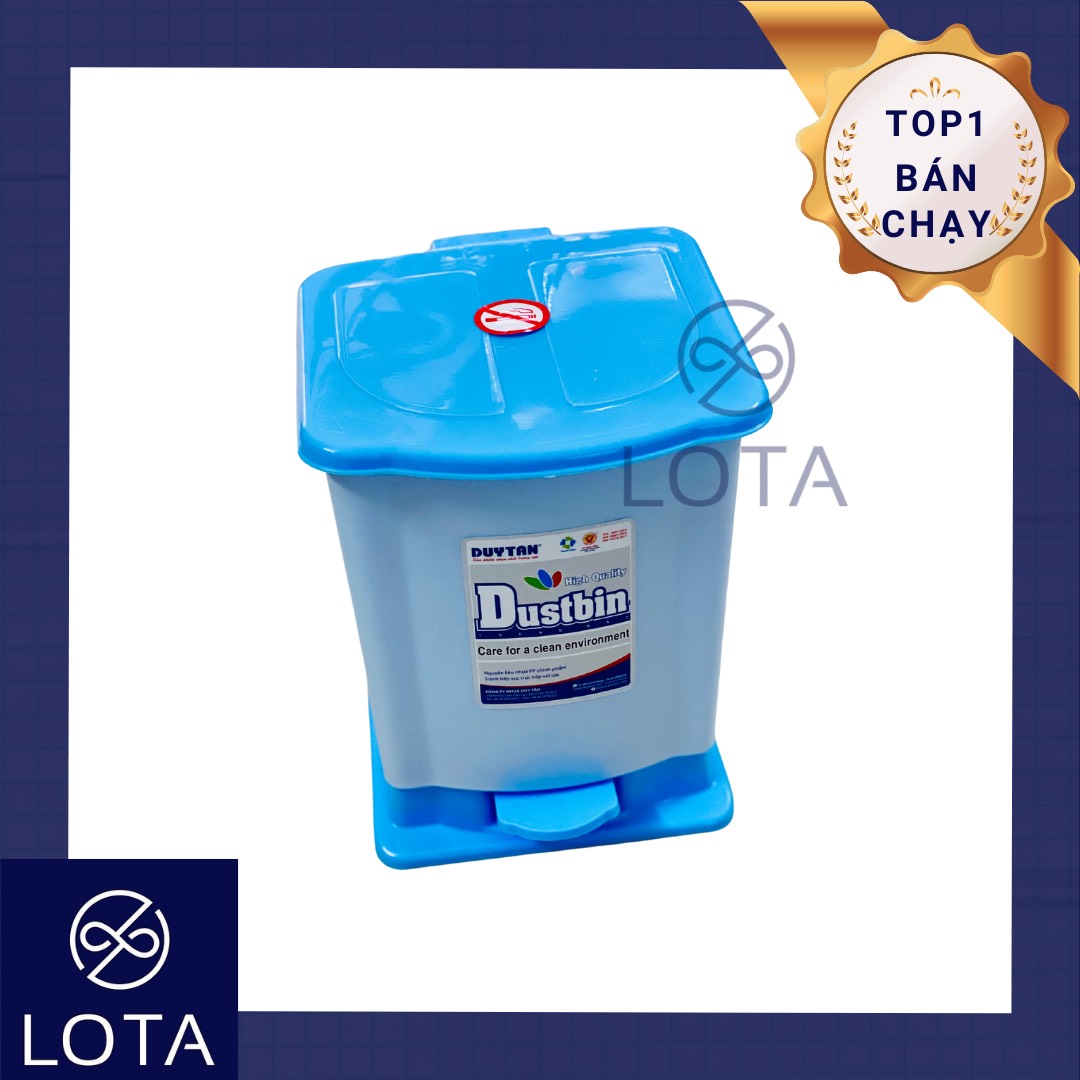 THÙNG RÁC ĐẠP NHÍ NHỰA DUY TÂN, thùng rác nhỏ mini tiện lợi, sử dụng văn phòng gia đình, trash bin nhỏ gọn bền đẹp giá rẻ, dustbin đẹp, hàng chính hãng loại tốt chất lượng
