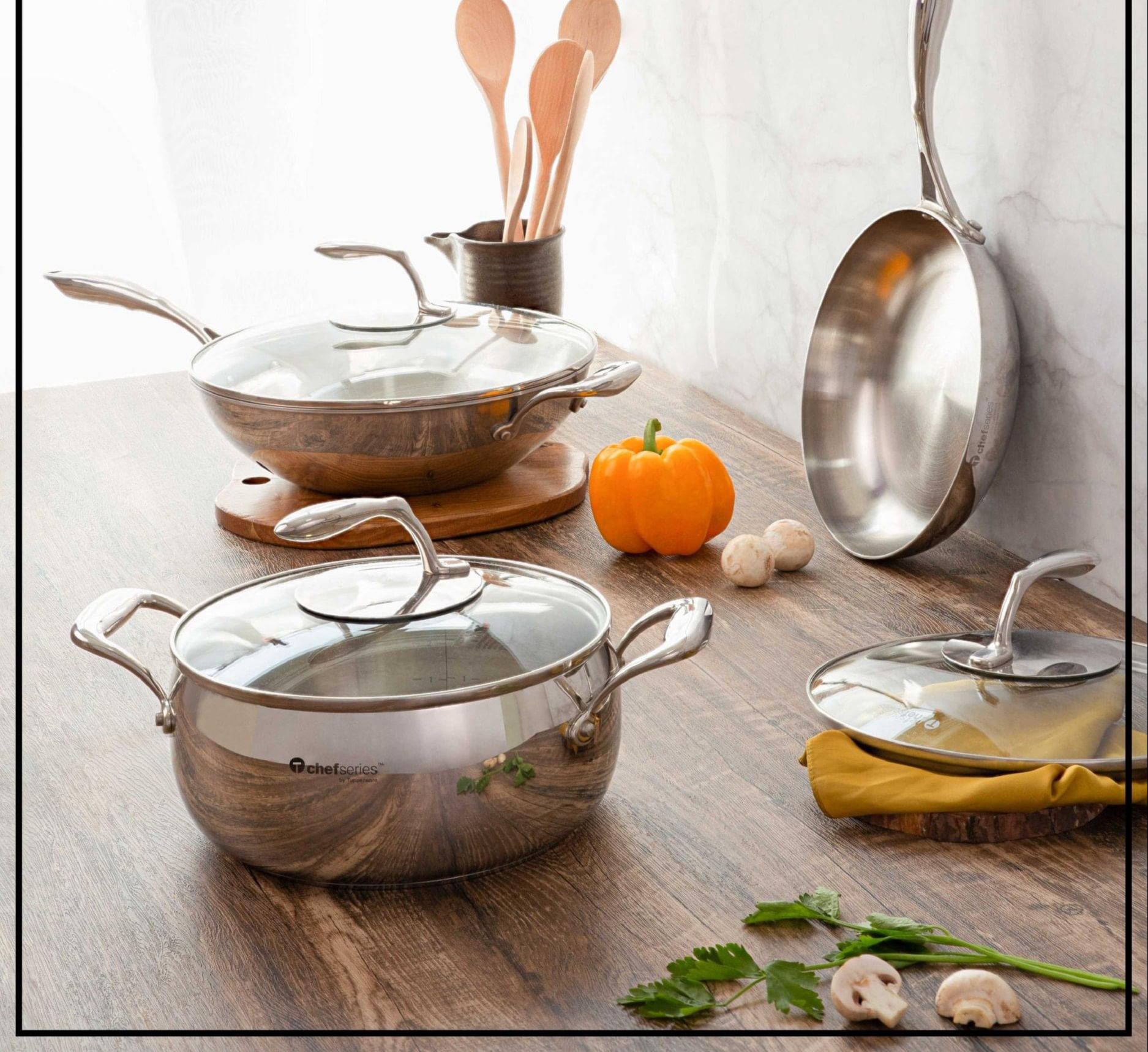 Nồi T Chef Series Casserole 5.7L (nắp kính)