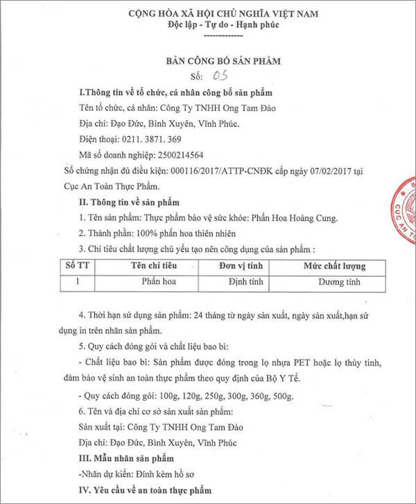Mỹ nhân hoàng cung 1 lọ - 235gram