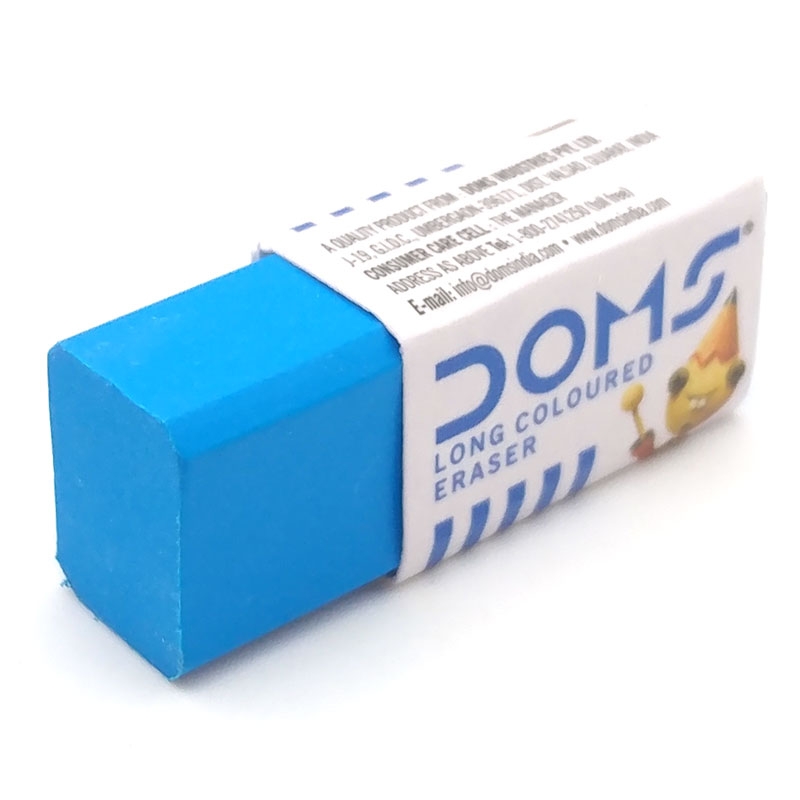 Gôm DOMS Long Coloured 3470 - Màu Xanh Dương