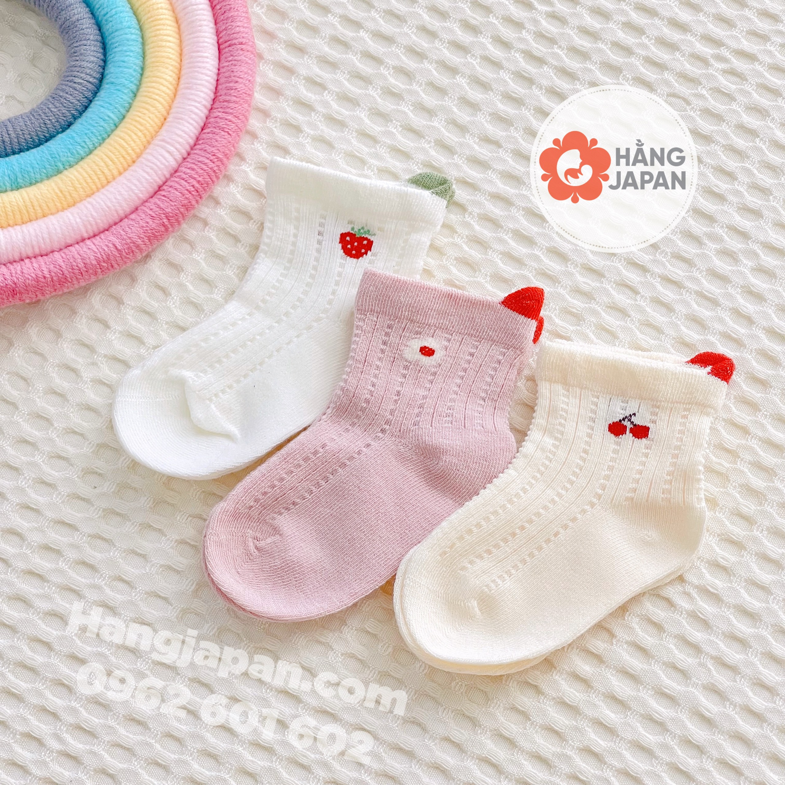 Set 3 tất lưới Nemo Baby size S/M