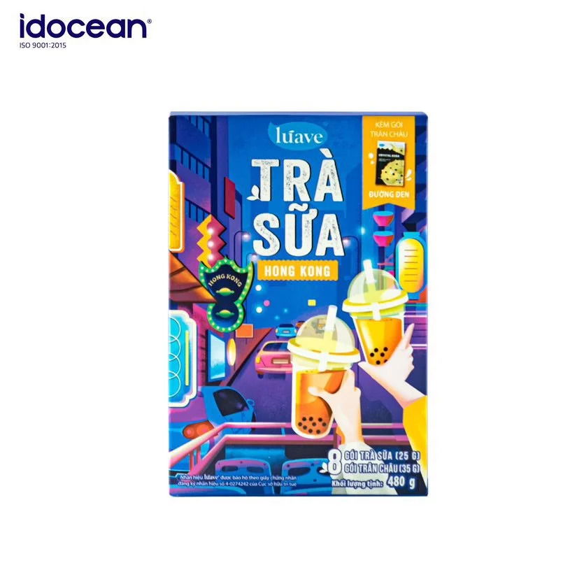 Trà Sữa Lúave Hong Kong - 480gr- trà sữa pha sẵn,set nguyên liệu trà sữa, set trà sữa