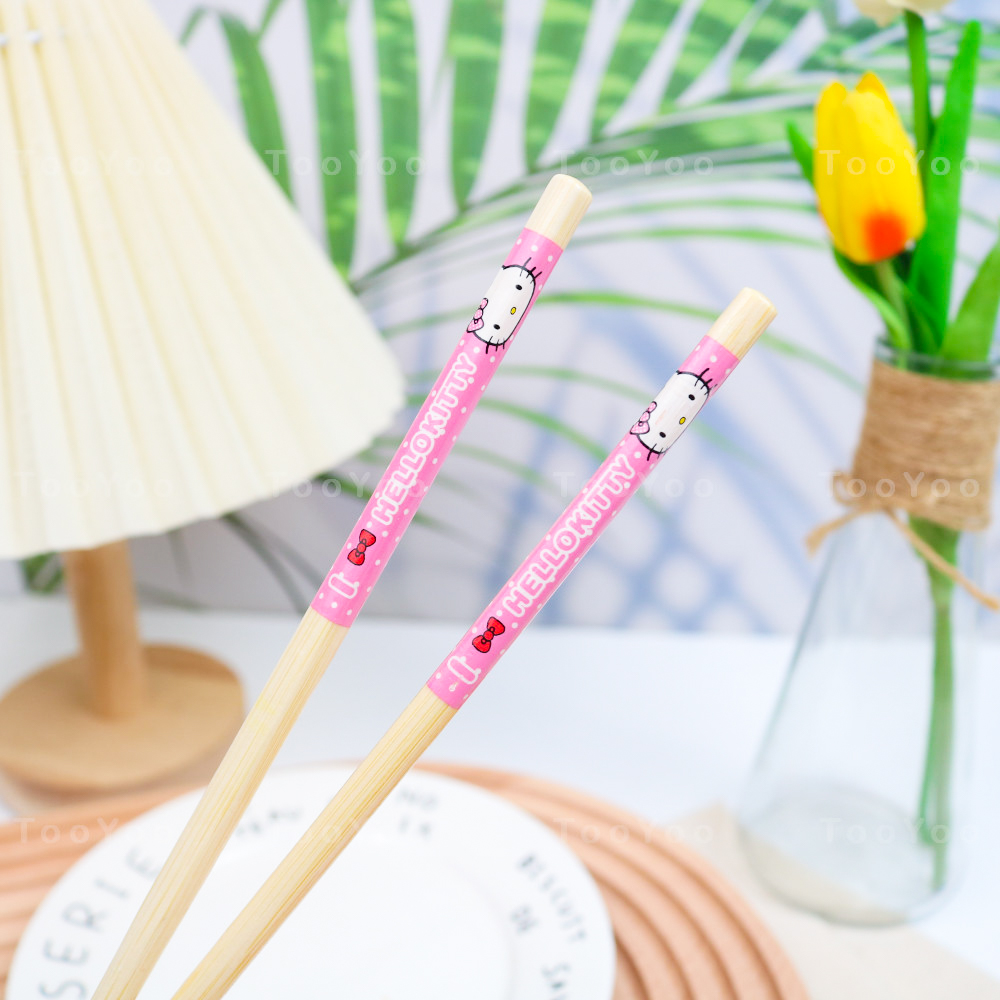 Một đôi đũa tre Hello Kitty dễ thương cute TooYoo BK00417
