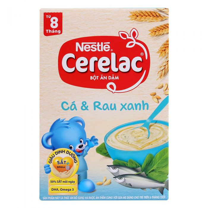 Bột ăn dặm Nestle CERELAC ( MẪU MỚI ) 200g Đủ Vị [HSD 2024]