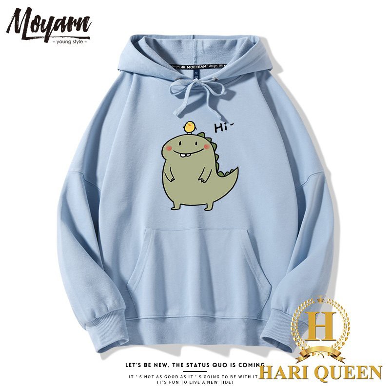 Áo hoodie khủng long Hi đội gà HDA1020