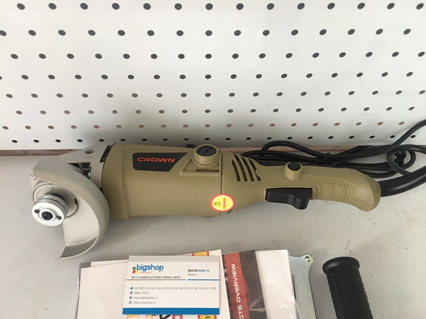 [HCM]Máy mài góc 860W Crown CT13288
