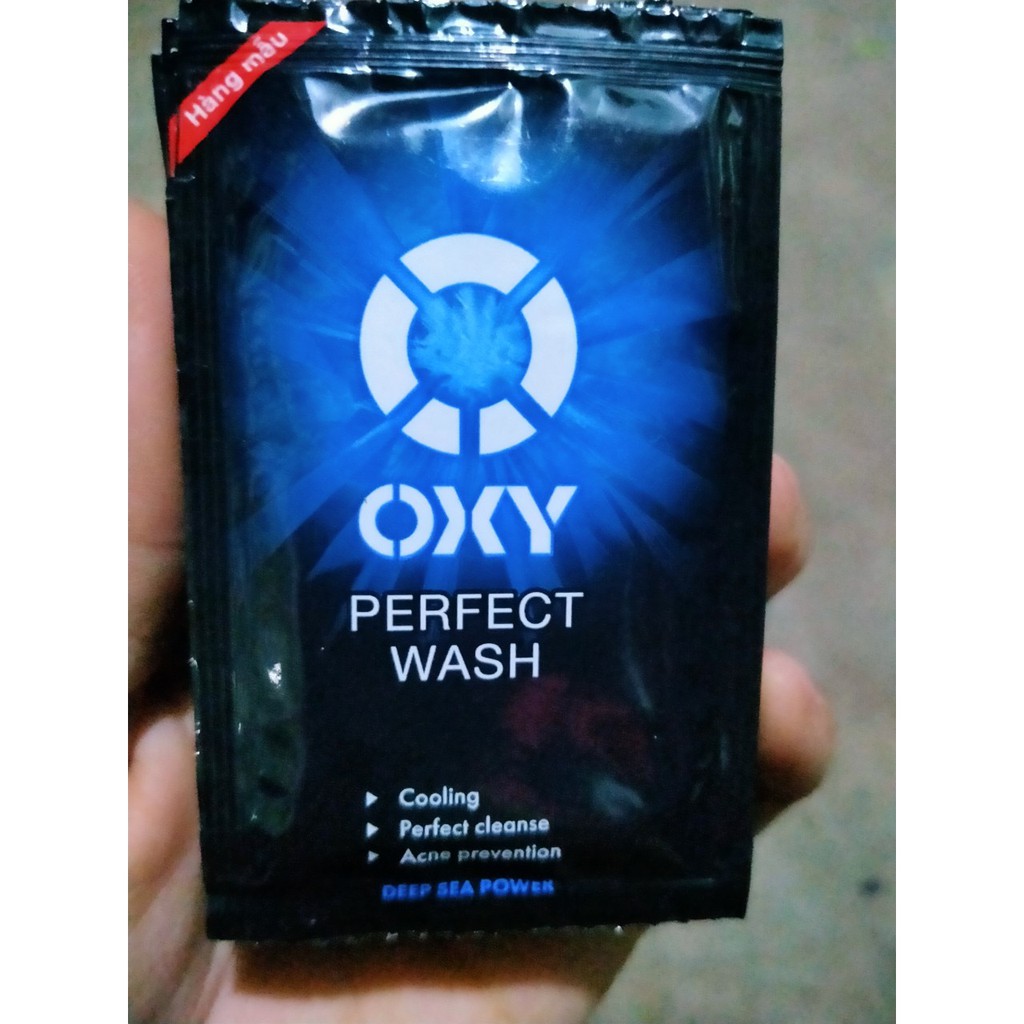 [HCM]20 gói sữa rửa mặt Oxy