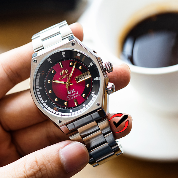 Đồng Hồ Cơ Nam SK Mặt Lửa Cao Cấp Chống Nước Chống Xước Automatic