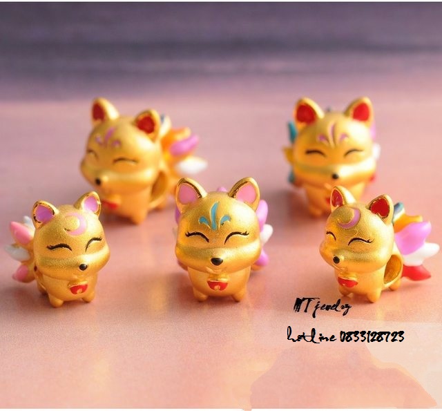 Charm Cửu vĩ hồ ly size nhỏ