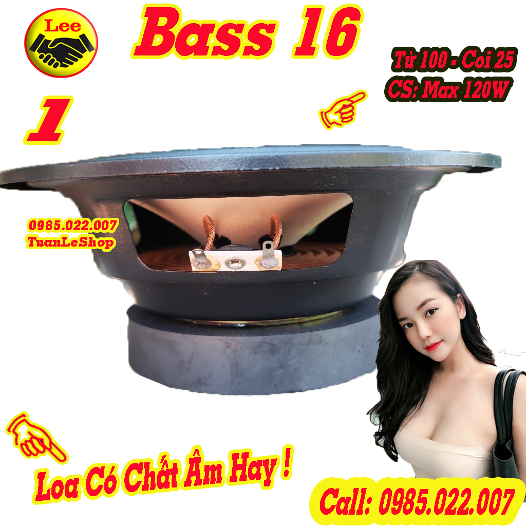 BASS 16 từ 100 - GIÁ 1 CHIẾC LOA