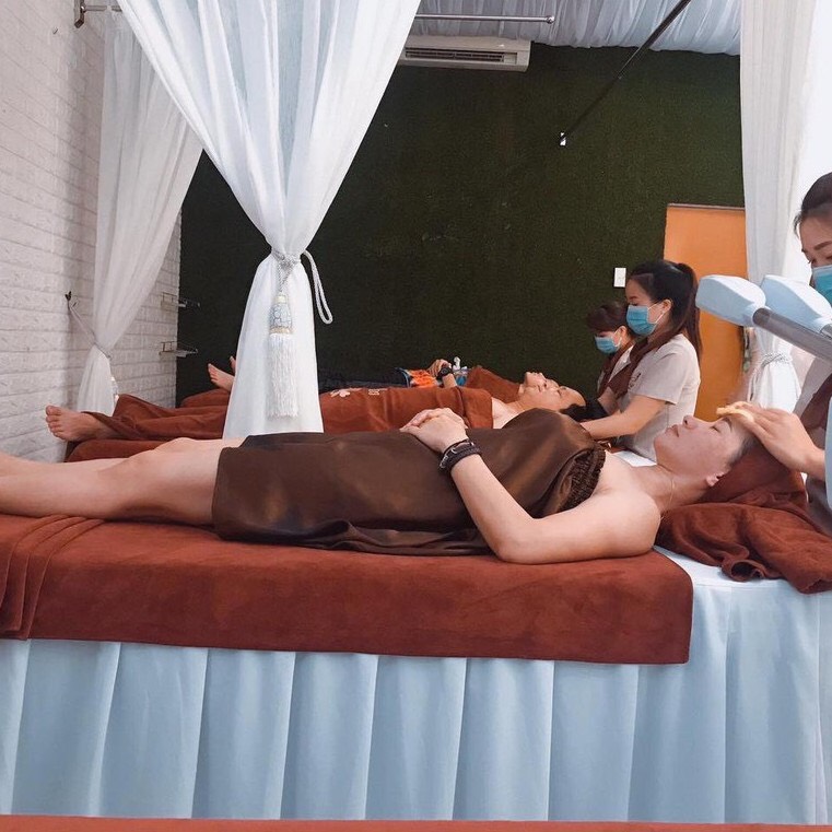 Váy Quây Spa Lụa Cao Cấp, Bộ Đồ Giảm Béo Spa