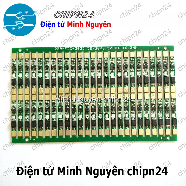 [1 cái] (F21.1) Mạch sạc bảo vệ pin 18650 1 cell 3A - HH001507