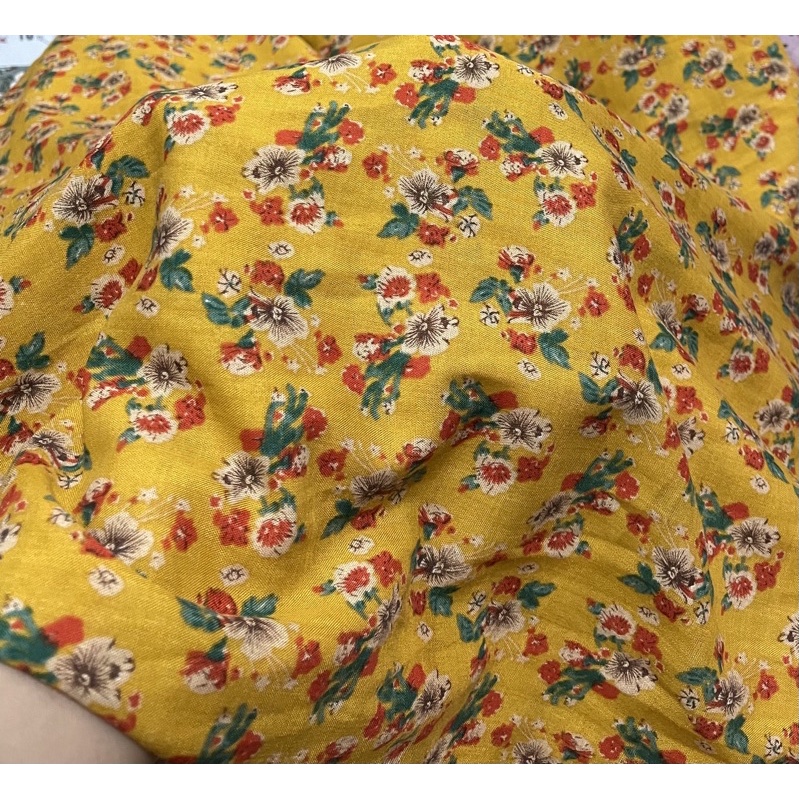 Vải đũi boi siêu nhẹ siêu mát tông vintage