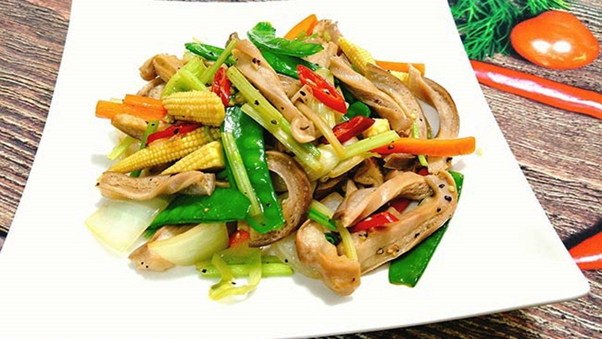 1KG BAO TỬ HEO (DẠ DÀY HEO) LÀM SẠCH (KHAY TẦM 2 CÁI)