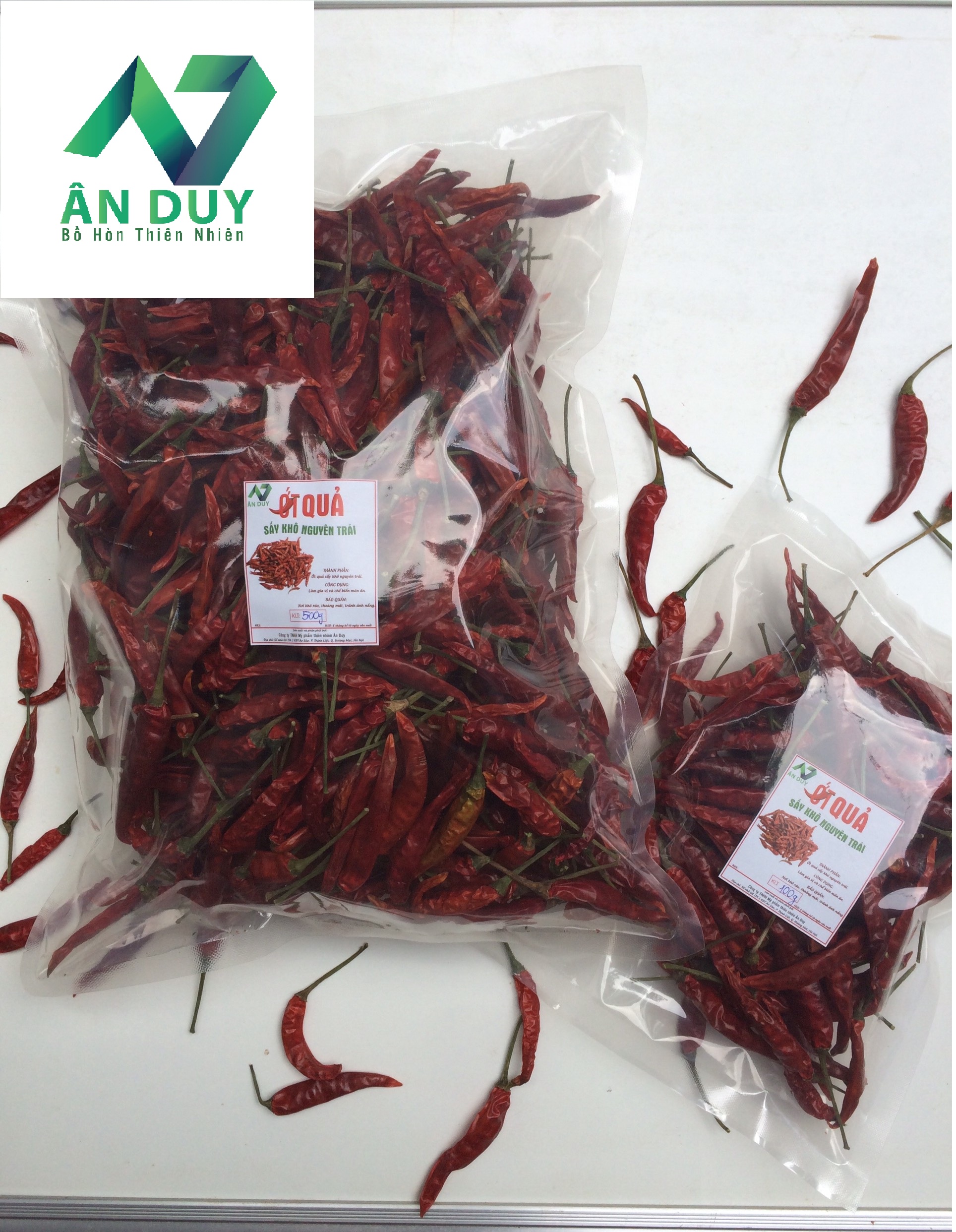 ớt quả có cuống vụ mới 100g
