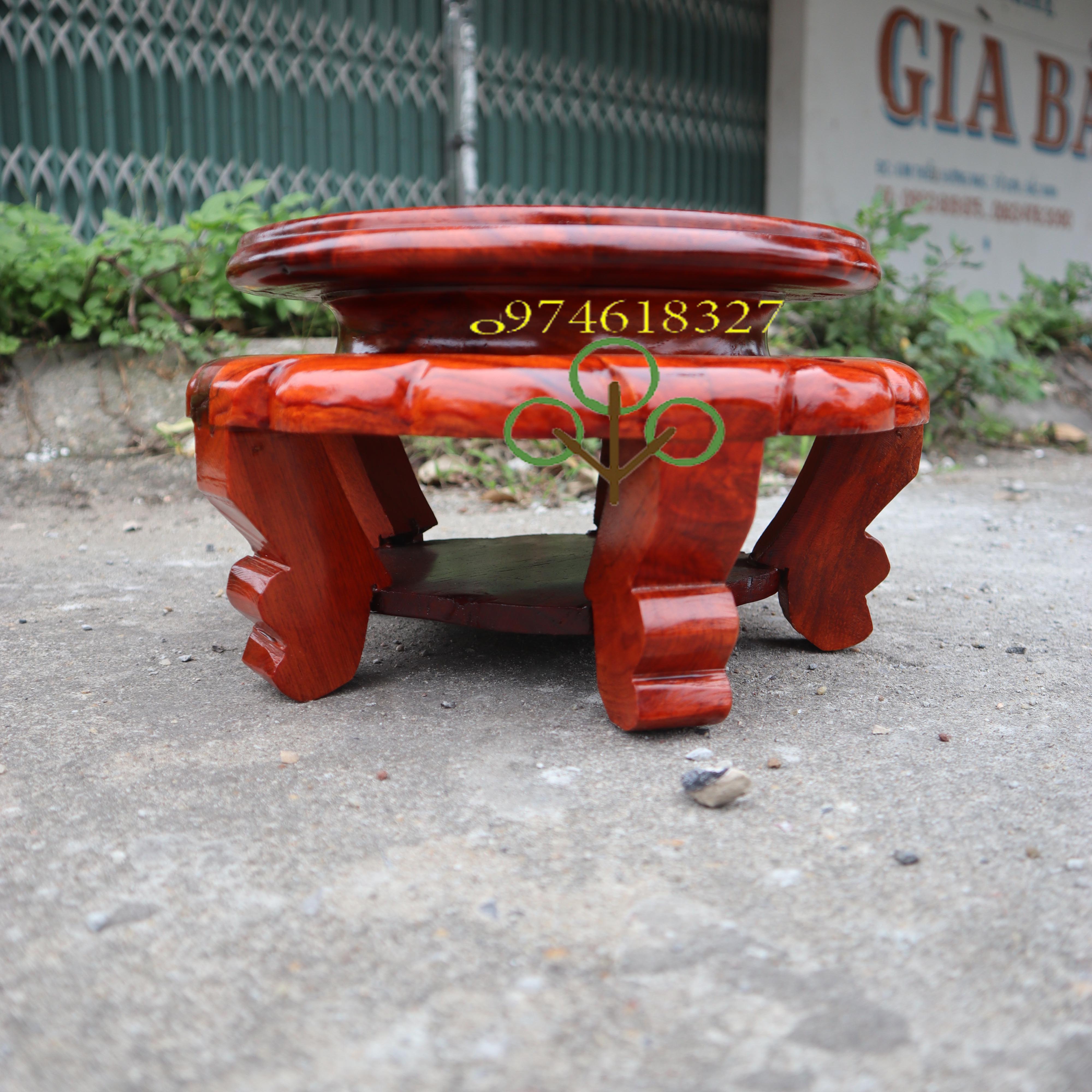 Đôn để kỷ váy tượng đồ gốm cây cảnh size to 23cm