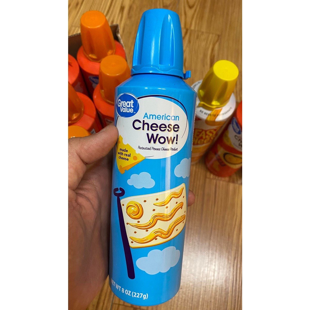 Phô mai Cheese Wow dạng xịt 227gr - Mỹ