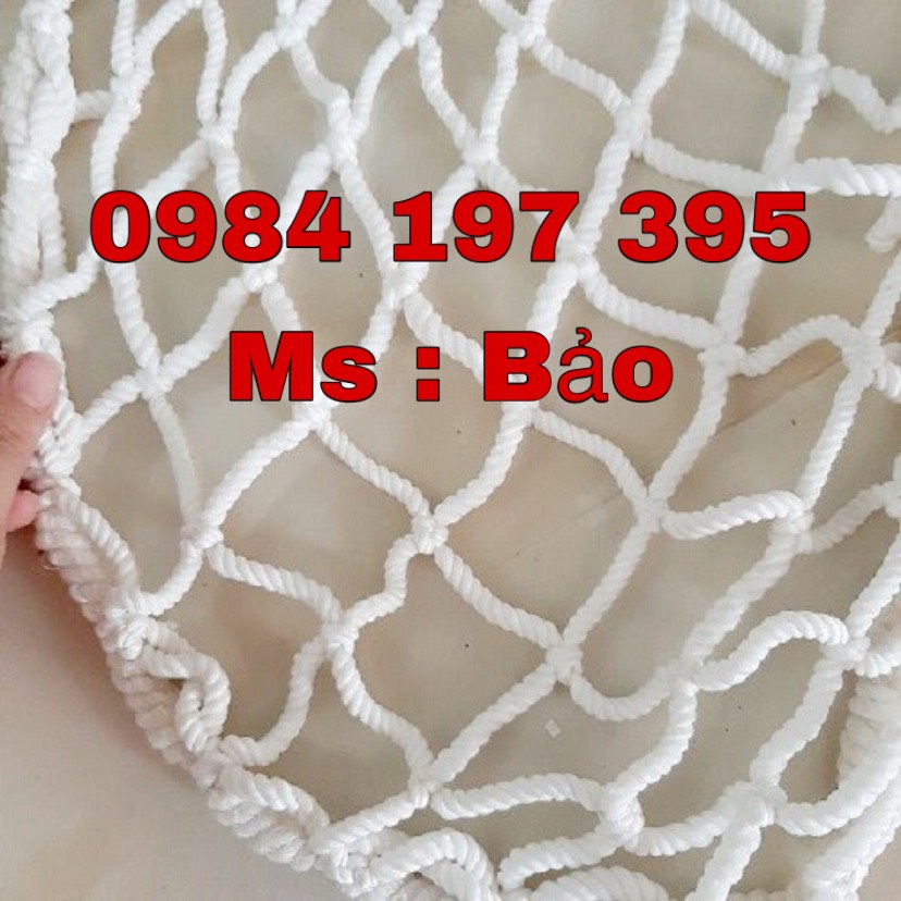 Lưới chắn cầu thang,lưới dù trắng