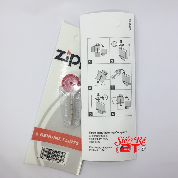Combo 2 Vỉ Đá Zippo Chính Hãng
