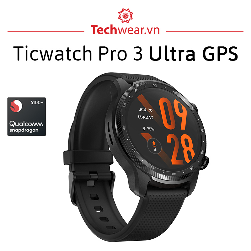 Đồng hồ Ticwatch Pro 3 Ultral GPS LTE eSIM chính hãng quốc tế Mới nguyên