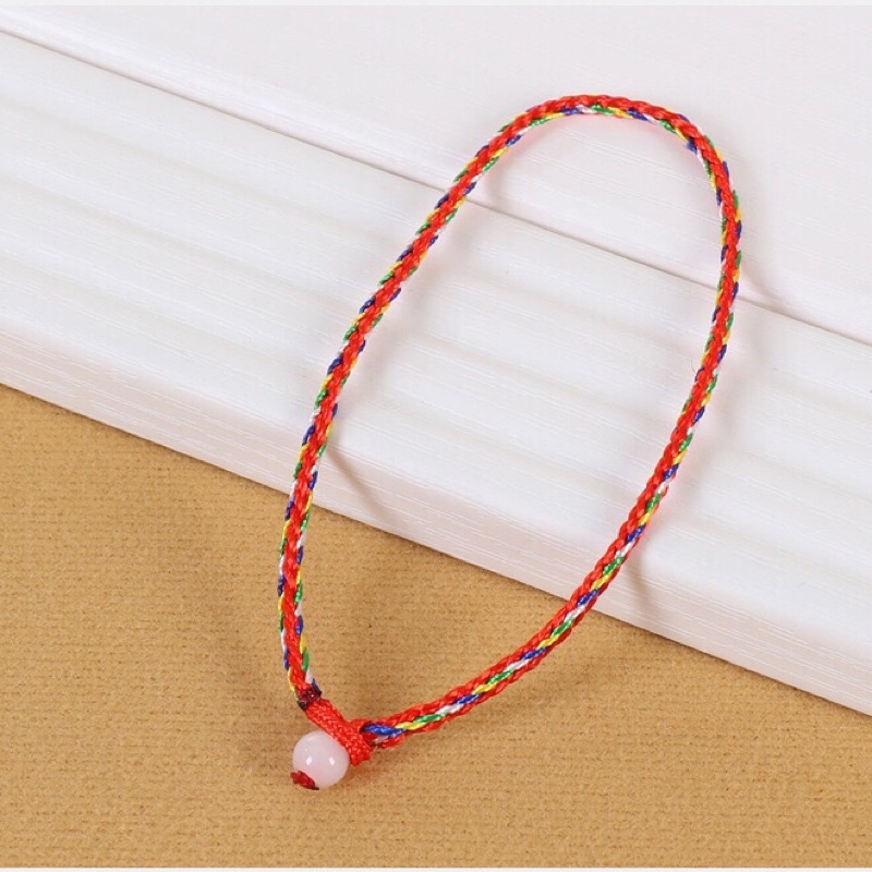 Vòng tay chỉ ngũ sắc bình an - mh452