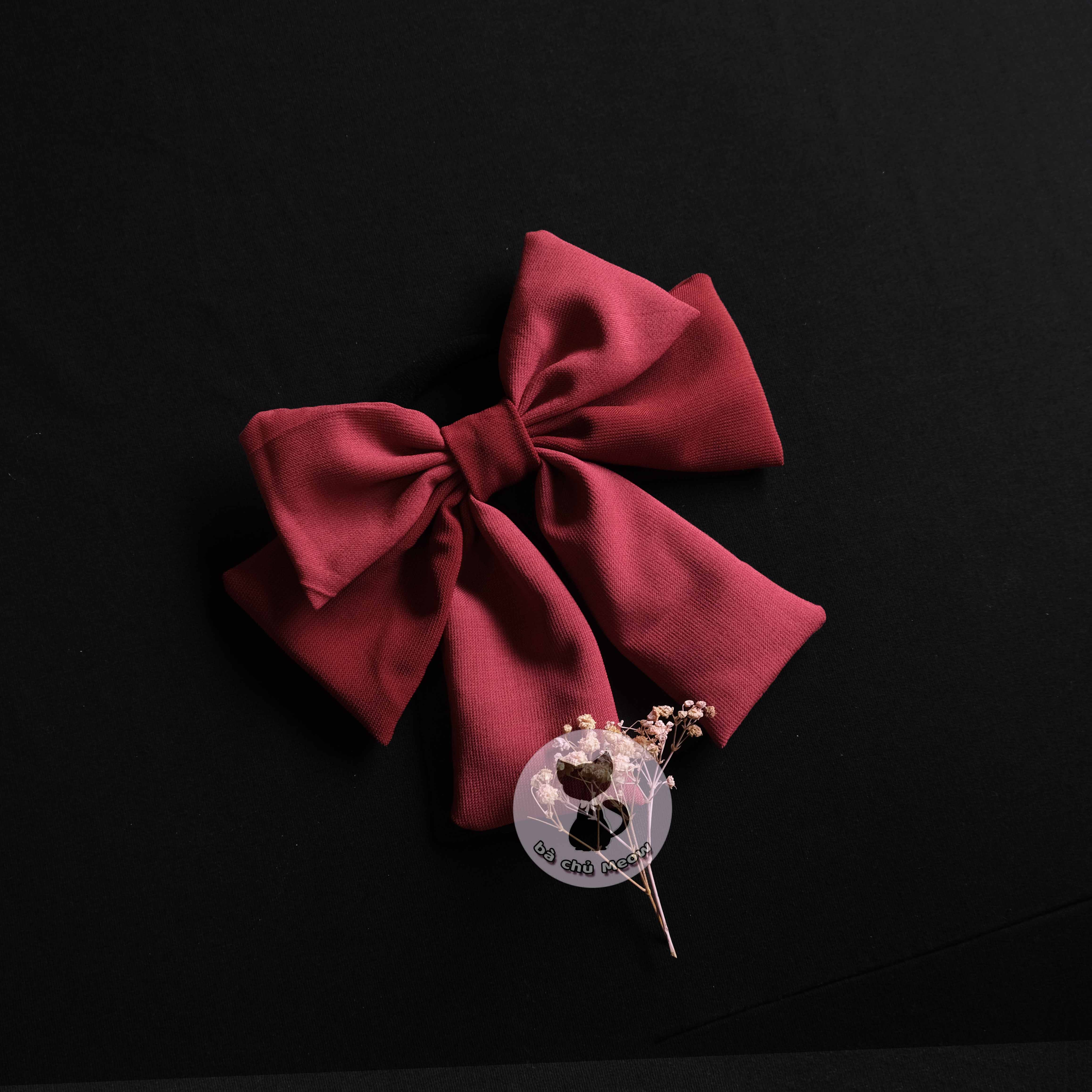 Nơ Cột Tóc Tiểu Thư - Scrunchies Nơ 2 Lớp Xinh Xắn