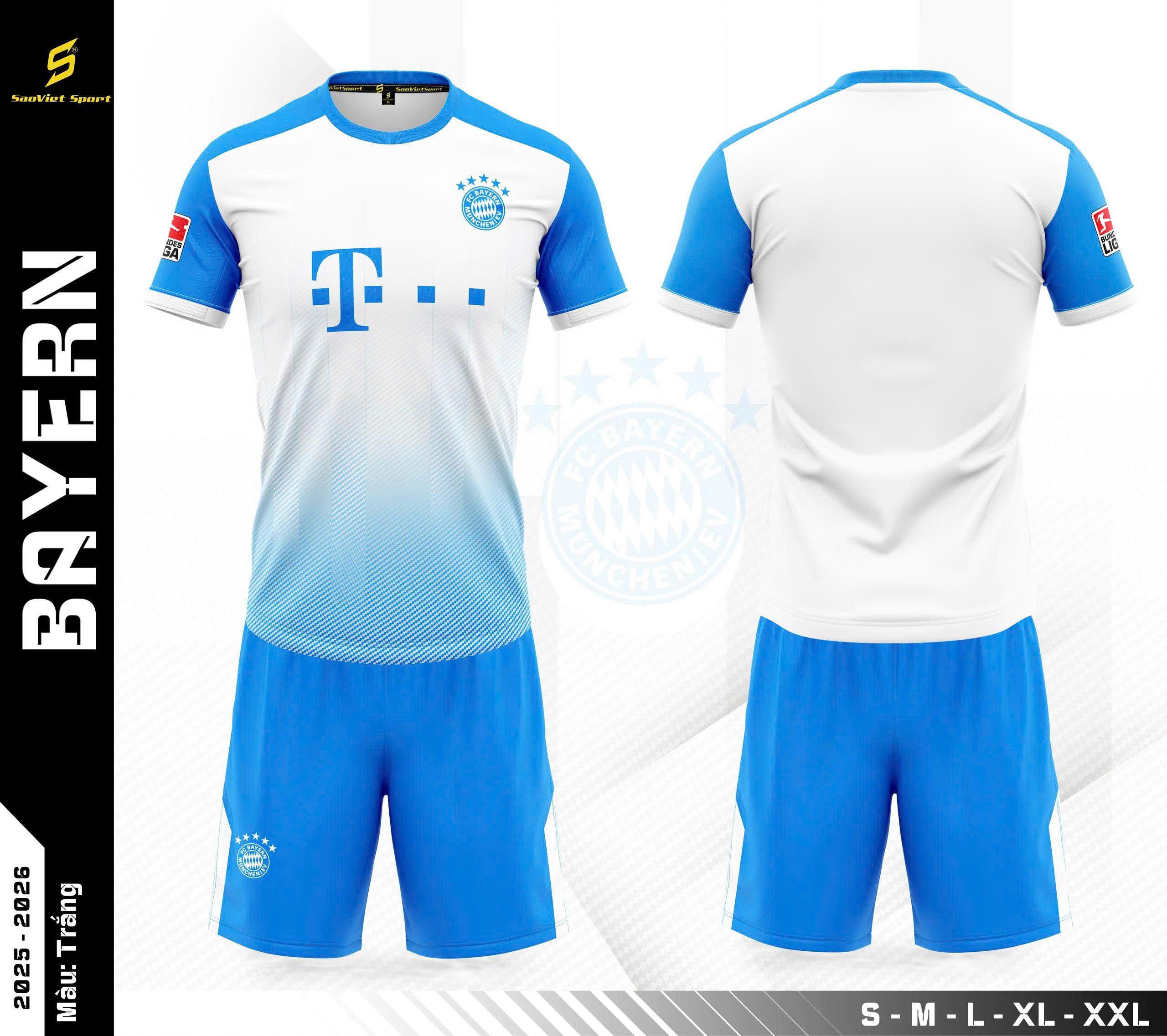 Bayern 38.football Jersey set