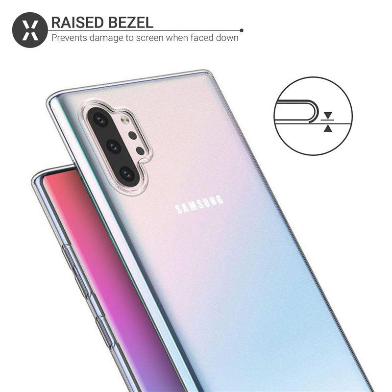 Ốp Lưng Silicon Cho Samsung Galaxy Note 10 Plus (Trong Suốt) - Ốp Lưng Samsung Note 10 Plus