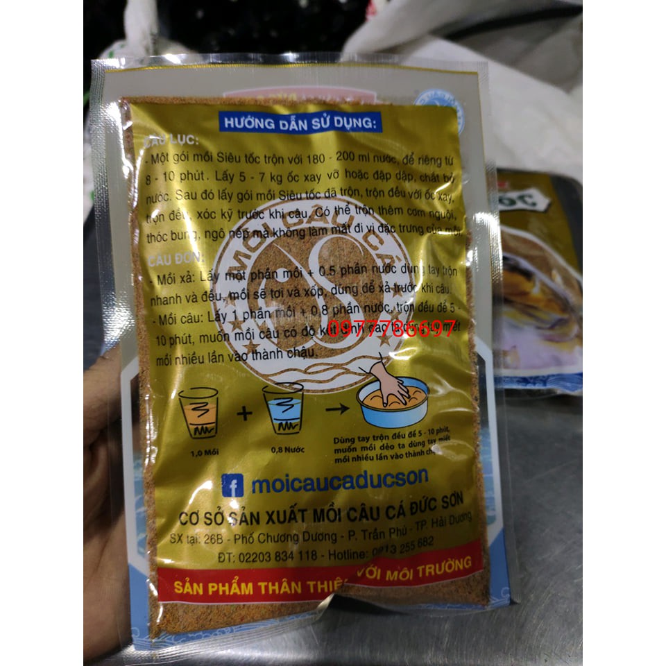 Mồi câu cá đức sơn Mồi chép siêu tốc