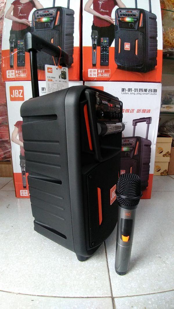 [HCM]loa kéo karaoke JBZ 0802 thùng gỗ mới 2019