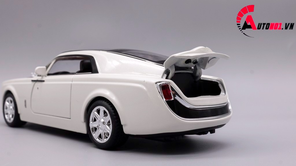 MÔ HÌNH XE ROLLS ROYCE SWEPTAIL WHITE BLACK 1:24 XLG 7657