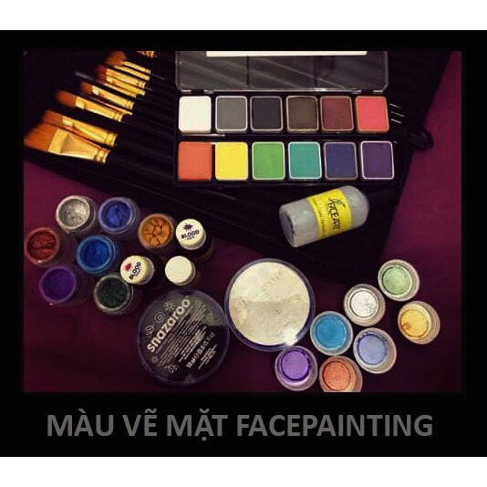 MÀU VẼ MẶT cho bé Đơn lẽ  - Màu vẽ hoá trang halloween - FACE PAINTING-BODY PAINTING- MÀU HOÁ TRANG-MÀU VẼ MẶT TRẺ EM - MÀU VẼ HÓA TRANG HALLOWEEN - MÀU VẼ HÓA TRANG HALLOWEEN - MÀU CHƠI TEAM BUILDING