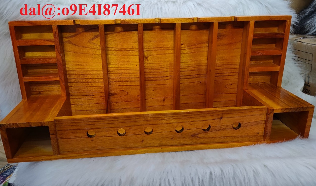 Khay gỗ đựng dụng cụ làm tóc loại 2 hộc