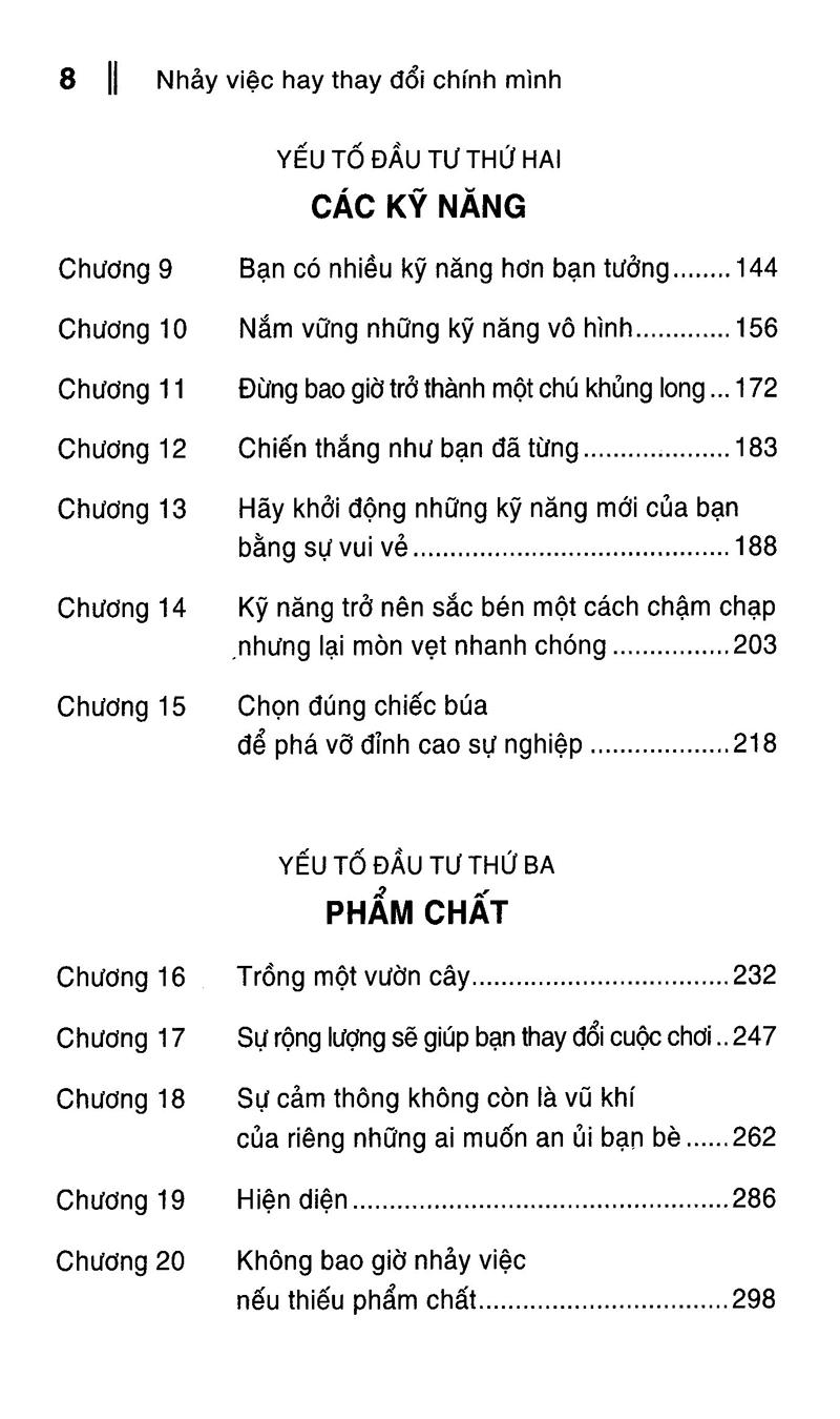 Nhảy việc hay thay đổi chính mình
