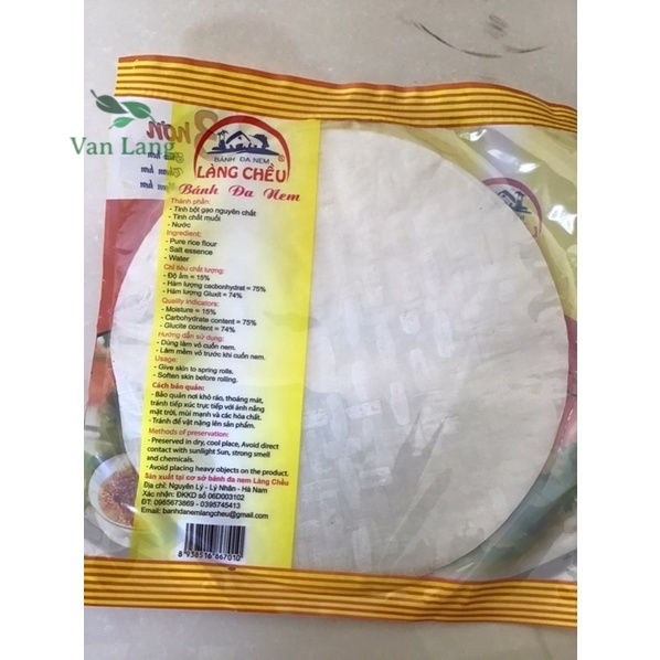 Bánh đa nem làng chều gói 15 lá