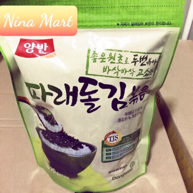 Rong Biển Vụn Ăn Liền Dongwon Hàn Quốc