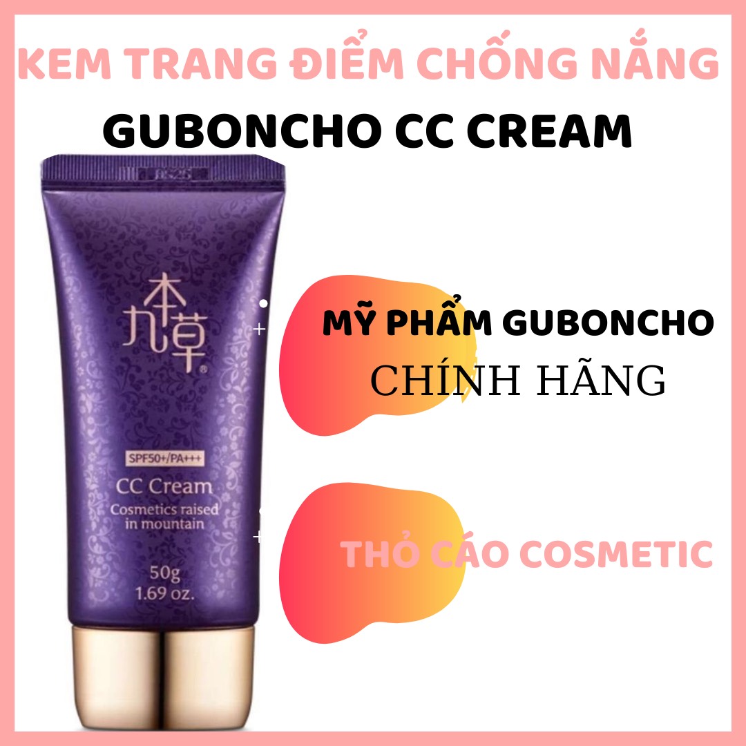 Kem Trang Điểm Chống Nắng Guboncho CC Cream